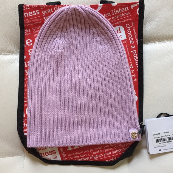 NWT ROQU LULULEMON WOOL BE COZY TOQUE - - One Size - Picture 2 of 7